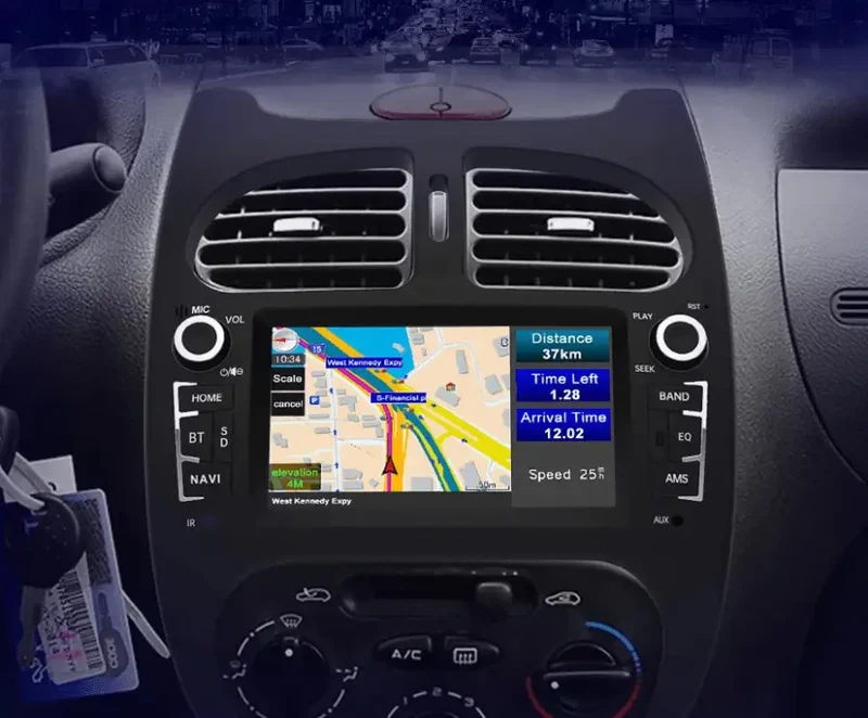 Radio Android do Peugeot 206 206CC 206SW (2001-2016) CarPlay Android Auto 4G WiFi GPS DSP