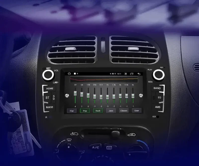 Radio Android do Peugeot 206 206CC 206SW (2001-2016) CarPlay Android Auto 4G WiFi GPS DSP