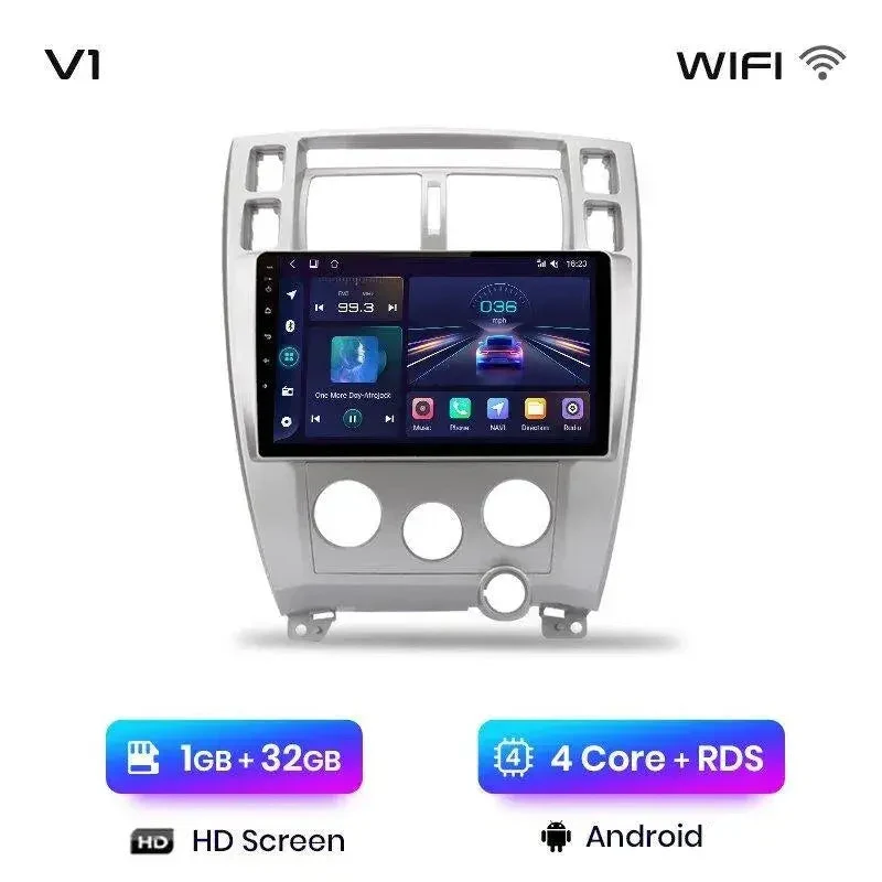 Radio Android do Hyundai Tucson (2006-2013) CarPlay Android Auto 4G WiFi GPS DSP