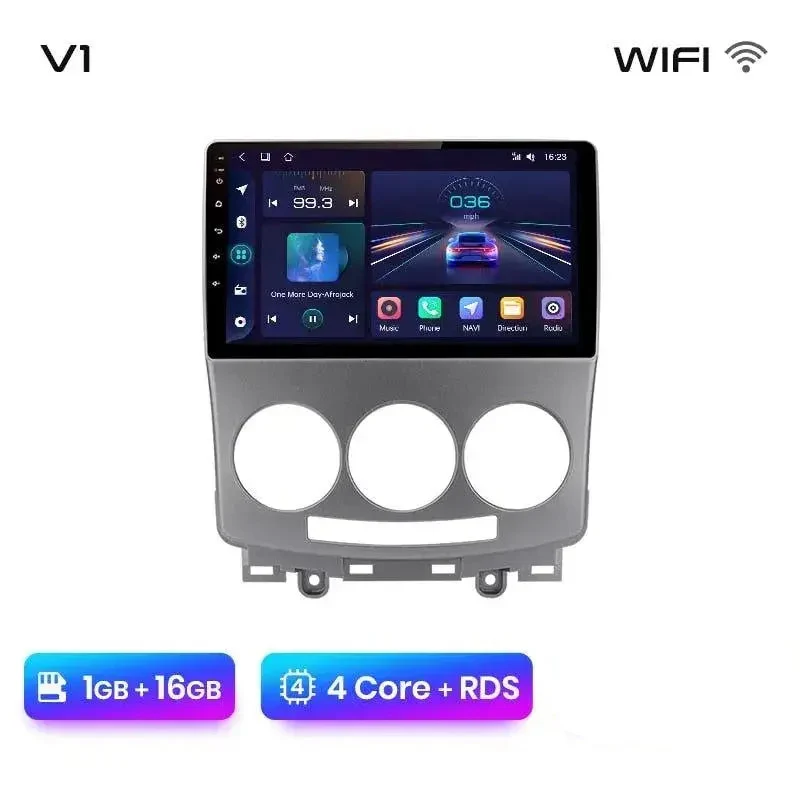 Radio Android do Mazda 5 (2005-2010) CarPlay Android Auto 4G WiFi GPS DSP