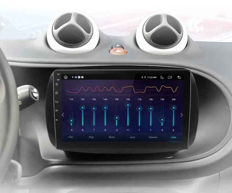 Radio Android do Smart (mercedes-Benz) 2016 CarPlay Android Auto 4G WiFi GPS DSP