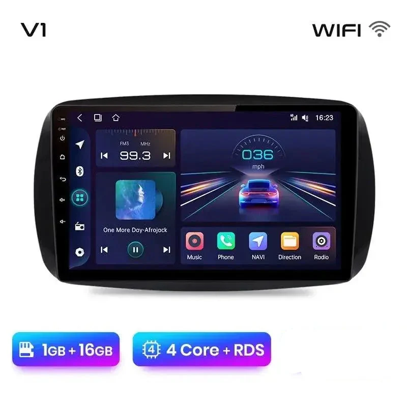 Radio Android do Smart (mercedes-Benz) 2016 CarPlay Android Auto 4G WiFi GPS DSP