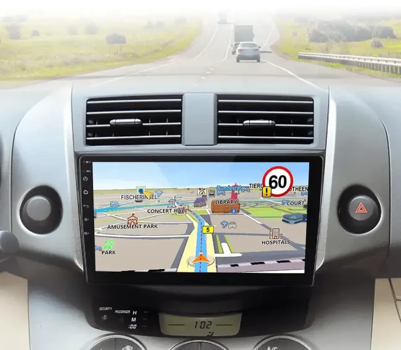 Radio Android do Toyota RAV4 (2007-2011) CarPlay Android Auto 4G WiFi GPS DSP