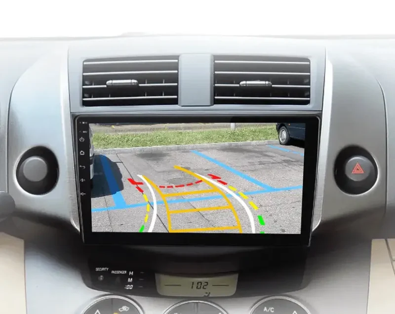 Radio Android do Toyota RAV4 (2007-2011) CarPlay Android Auto 4G WiFi GPS DSP