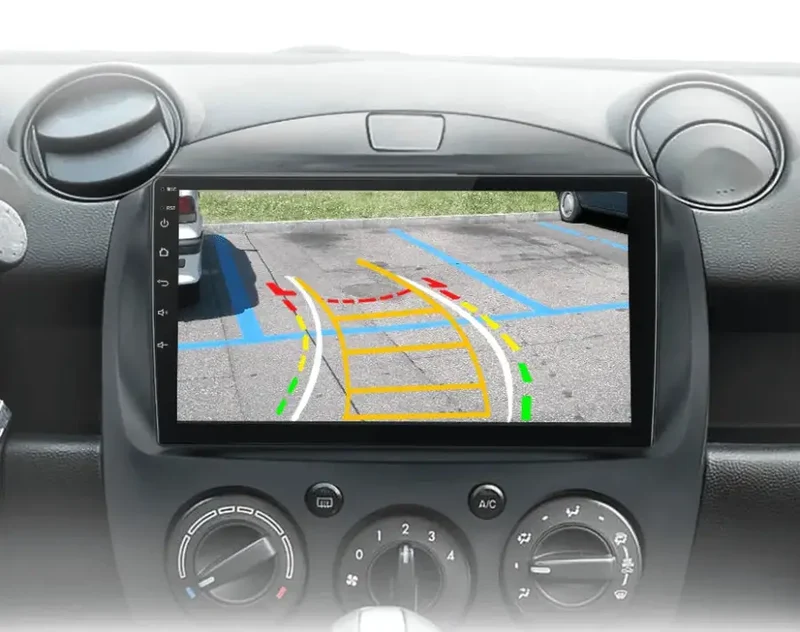 Radio Android do Mazda 2 (2007-2014) CarPlay Android Auto 4G WiFi GPS DSP