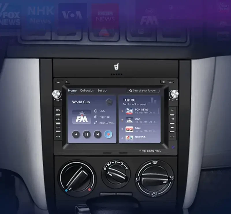 Radio Android do Volkswagen VW Golf 4 Passat Polo Transporter T5 Multivan Jetta CarPlay Android Auto 4G WiFi GPS DSP
