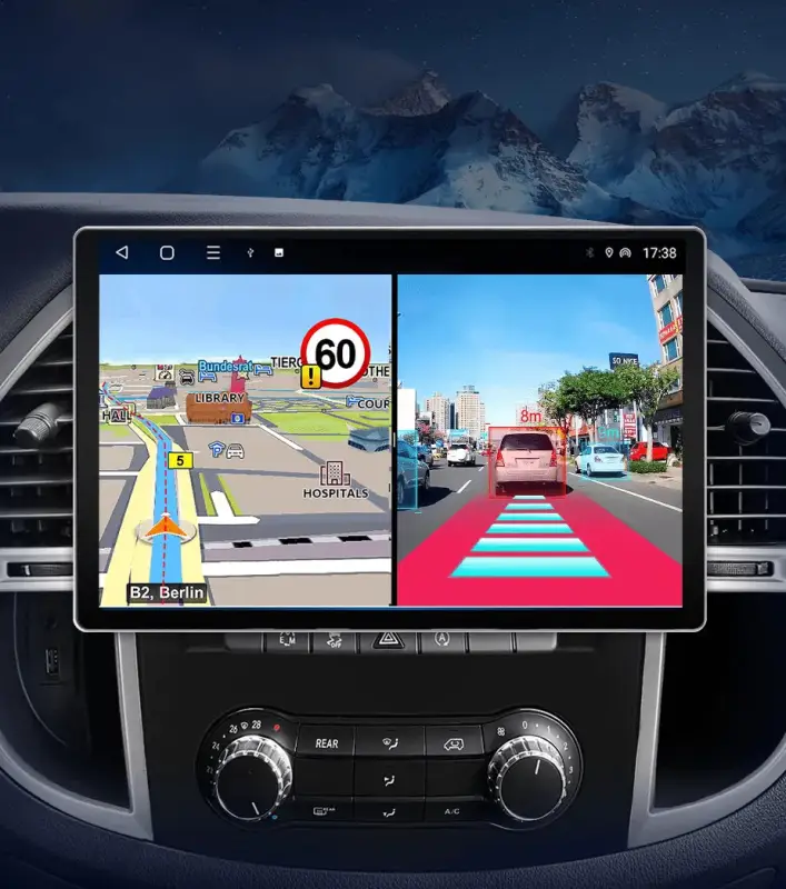 Radio Android do Mercedes-Benz Vito W447 (2014-2021) CarPlay Android Auto 4G WiFi GPS DSP
