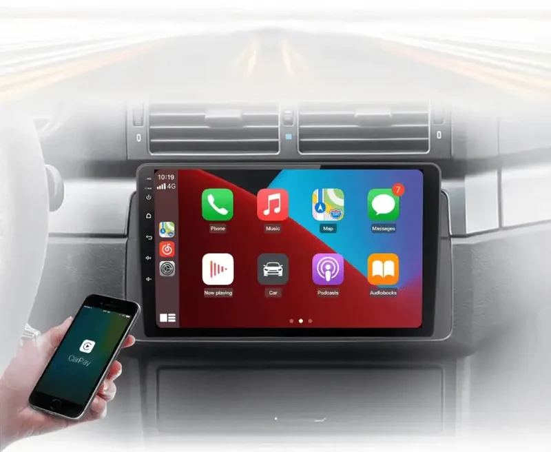 Radio Android do BMW Serii 3 E46 CarPlay Android Auto 4G WiFi GPS DSP