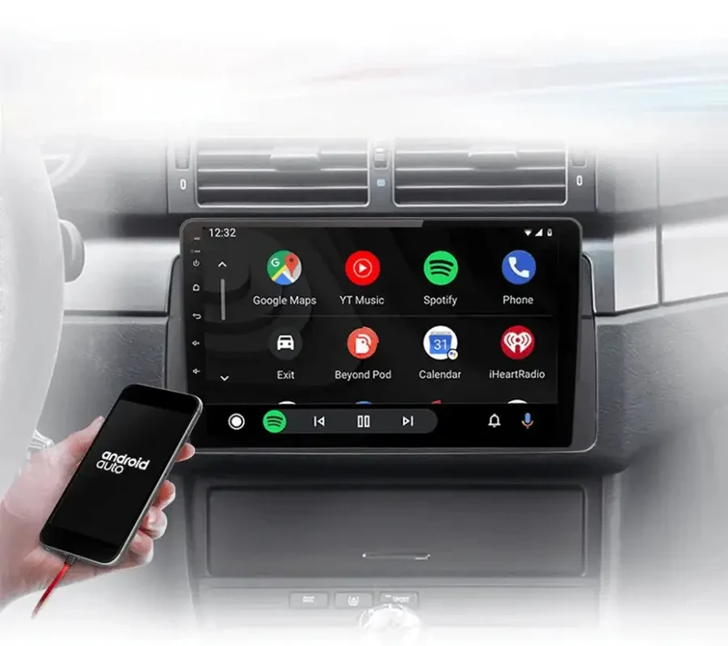 Radio Android do BMW Serii 3 E46 CarPlay Android Auto 4G WiFi GPS DSP