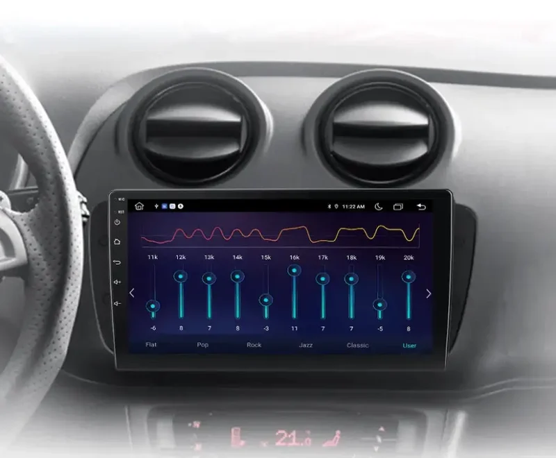 Radio Android do Seat Ibiza 6J Multimedialne (2009-2013) CarPlay Android Auto 4G WiFi GPS DSP