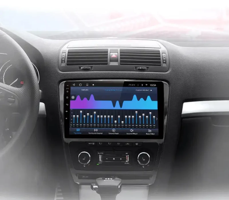 Radio Android do Skoda Octavia II (A5) Multimedialne (2006-2013) CarPlay Android Auto 4G WiFi GPS DSP