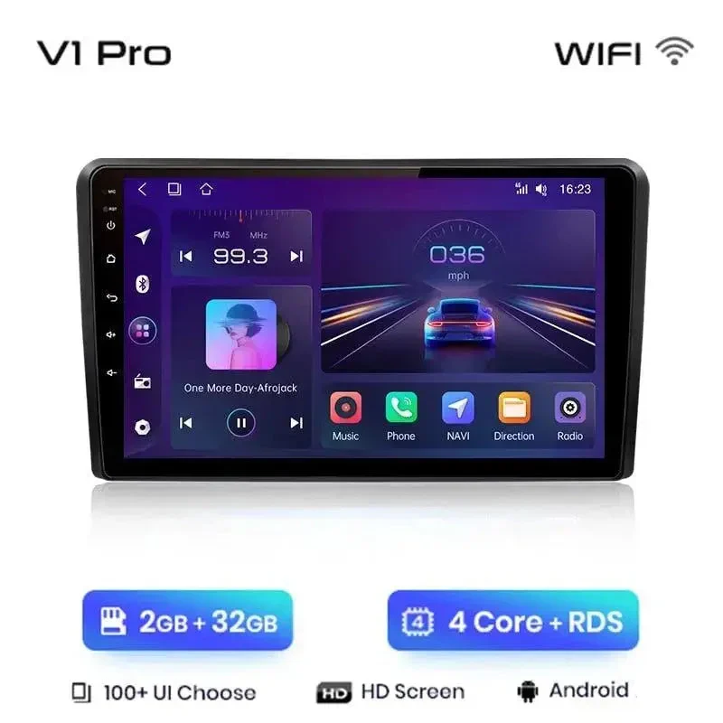 Radio Android do Audi A3 8P Multimedialne (2003-2013) CarPlay Android Auto 4G WiFi GPS DSP