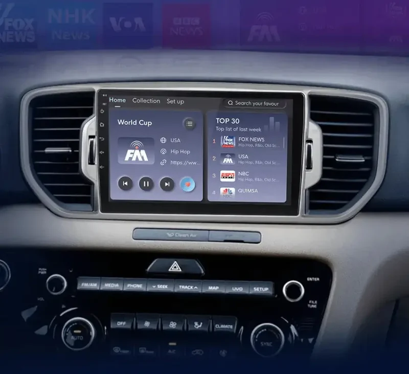 Radio Android do KIA Sportage IV Multimedialne (2016-2018) CarPlay Android Auto 4G WiFi GPS DSP