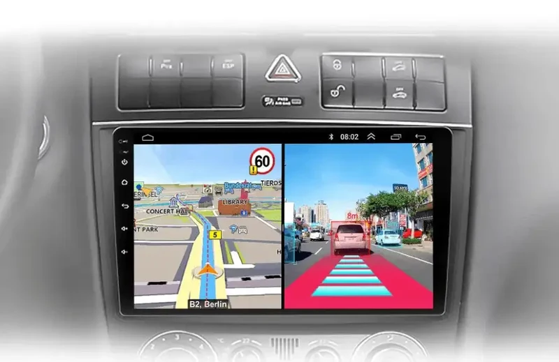 Radio Android do Mercedes-Benz C-Klasa W203 Lift Multimedialne (2005-2009) CarPlay Android Auto 4G WiFi GPS DSP