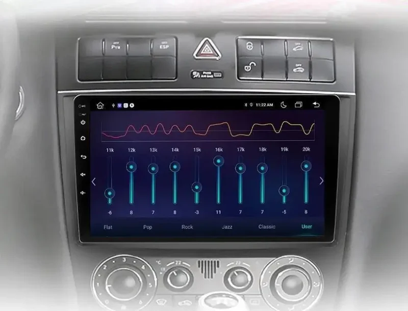Radio Android do Mercedes-Benz C-Klasa W203 Lift Multimedialne (2005-2009) CarPlay Android Auto 4G WiFi GPS DSP