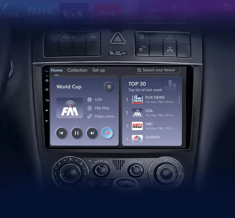 Radio Android do Mercedes-Benz C-Klasa W203 Lift Multimedialne (2005-2009) CarPlay Android Auto 4G WiFi GPS DSP