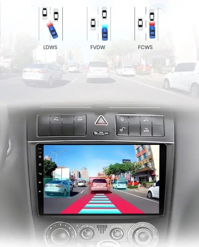 Radio Android do Mercedes-Benz C-Klasa W203 Lift Multimedialne (2005-2009) CarPlay Android Auto 4G WiFi GPS DSP