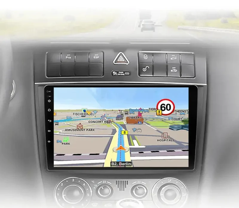Radio Android do Mercedes-Benz C-Klasa W203 Lift Multimedialne (2005-2009) CarPlay Android Auto 4G WiFi GPS DSP