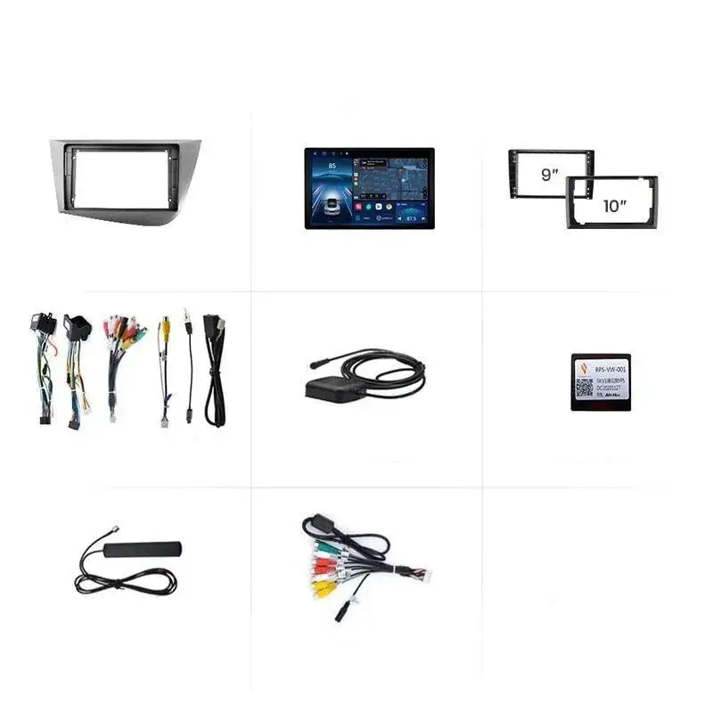 Radio Android do Seat Leon MK2 Multimedialne (2005-2012) CarPlay Android Auto 4G WiFi GPS DSP