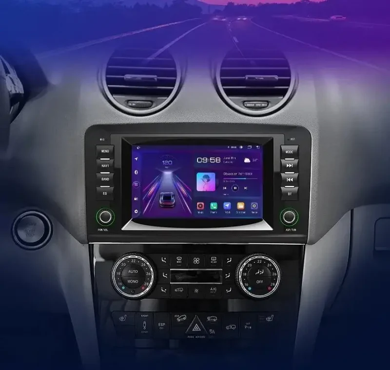 Radio Android do Mercedes-Benz ML W164 GL X164 CarPlay Android Auto 4G WiFi GPS DSP