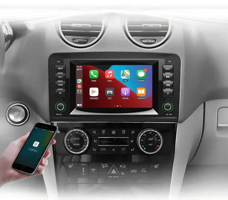 Radio Android do Mercedes-Benz ML W164 GL X164 CarPlay Android Auto 4G WiFi GPS DSP