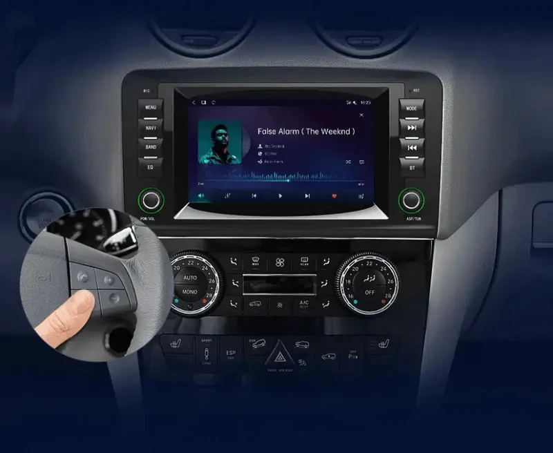 Radio Android do Mercedes-Benz ML W164 GL X164 CarPlay Android Auto 4G WiFi GPS DSP