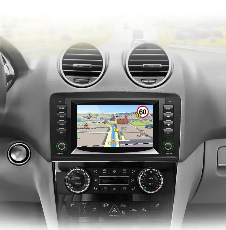 Radio Android do Mercedes-Benz ML W164 GL X164 CarPlay Android Auto 4G WiFi GPS DSP