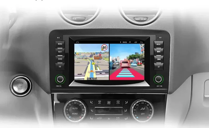 Radio Android do Mercedes-Benz ML W164 GL X164 CarPlay Android Auto 4G WiFi GPS DSP