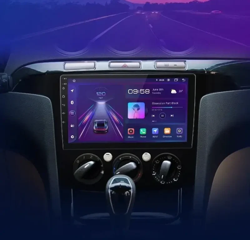 Radio Android do Ford S-Max (2007-2015) CarPlay Android Auto 4G WiFi GPS DSP