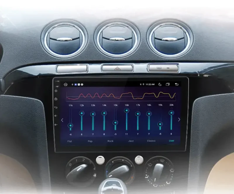 Radio Android do Ford S-Max (2007-2015) CarPlay Android Auto 4G WiFi GPS DSP