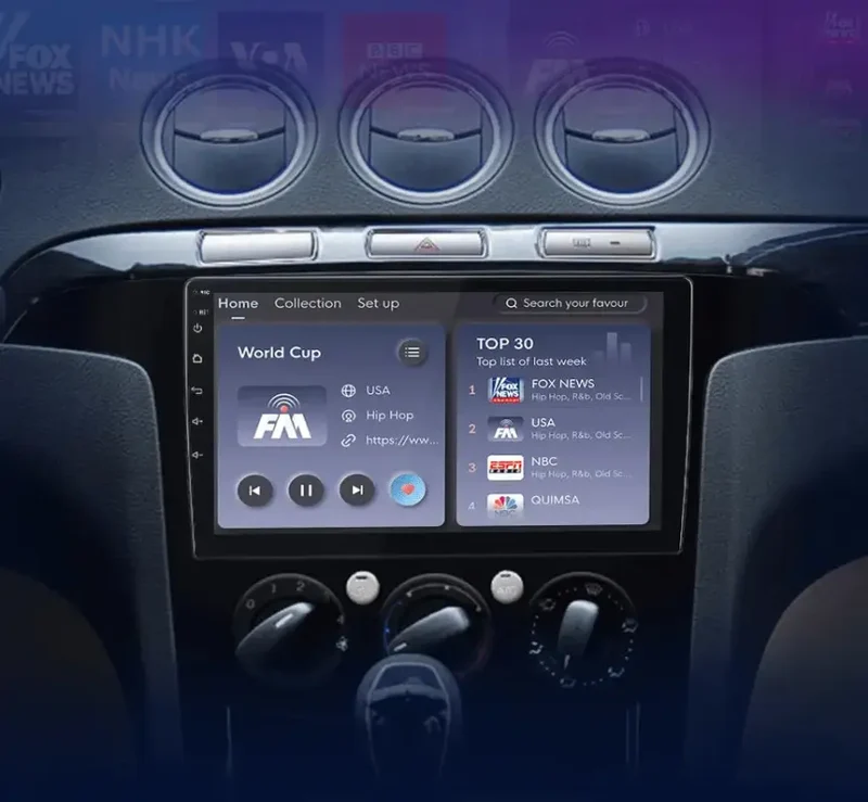 Radio Android do Ford S-Max (2007-2015) CarPlay Android Auto 4G WiFi GPS DSP