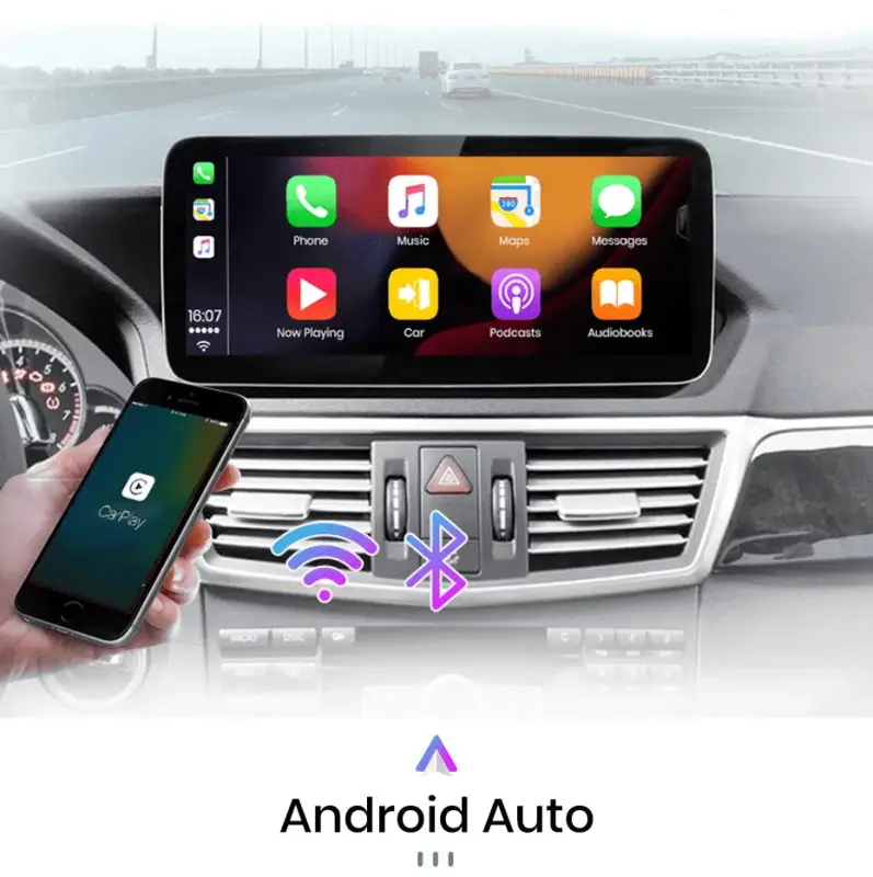 Radio Android do Mercedes-Benz E-Klasa W212 S212 Dedykowany (2009-2016) CarPlay Android Auto 4G WiFi GPS DSP Ekran