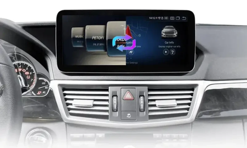 Radio Android do Mercedes-Benz E-Klasa W212 S212 Dedykowany (2009-2016) CarPlay Android Auto 4G WiFi GPS DSP Ekran