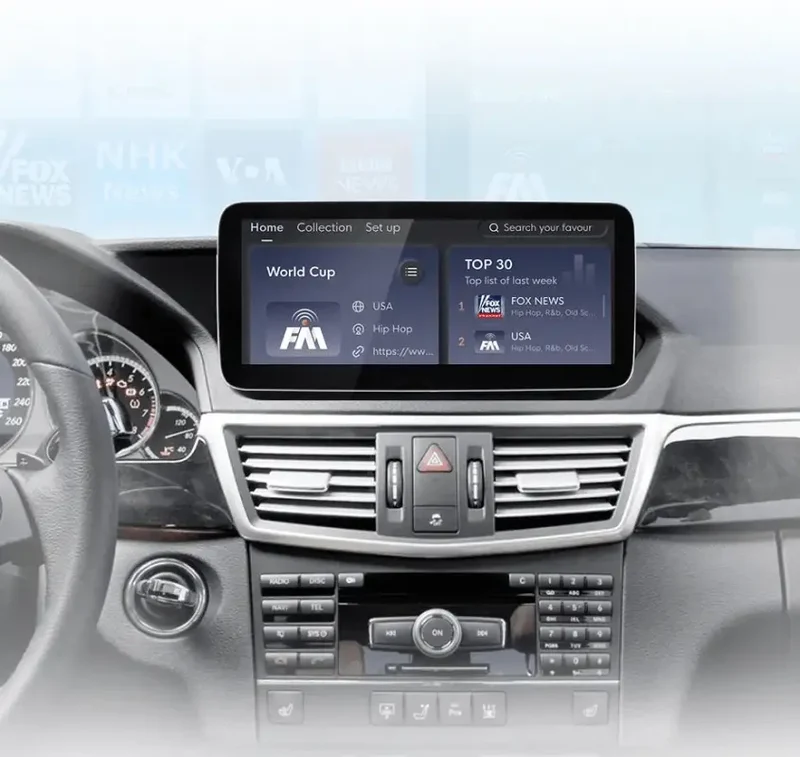 Radio Android do Mercedes-Benz E-Klasa W212 S212 Dedykowany (2009-2016) CarPlay Android Auto 4G WiFi GPS DSP Ekran