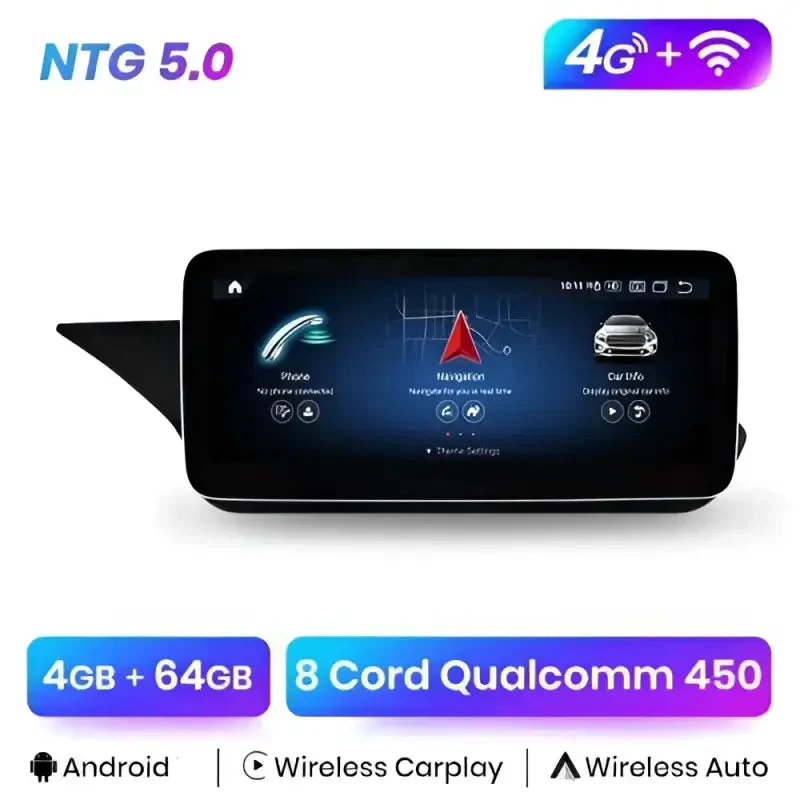 Radio Android do Mercedes-Benz E-Klasa W212 S212 Dedykowany (2009-2016) CarPlay Android Auto 4G WiFi GPS DSP Ekran