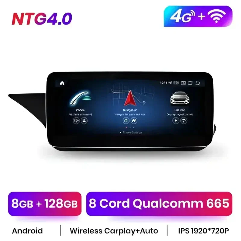 Radio Android do Mercedes-Benz E-Klasa W212 S212 Dedykowany (2009-2016) CarPlay Android Auto 4G WiFi GPS DSP Ekran