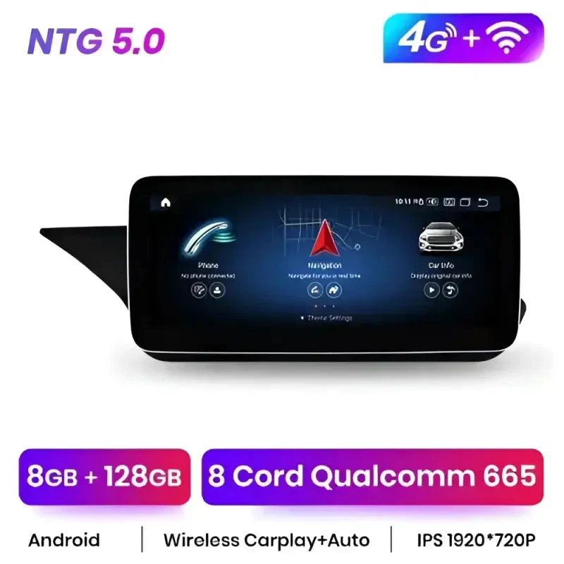 Radio Android do Mercedes-Benz E-Klasa W212 S212 Dedykowany (2009-2016) CarPlay Android Auto 4G WiFi GPS DSP Ekran