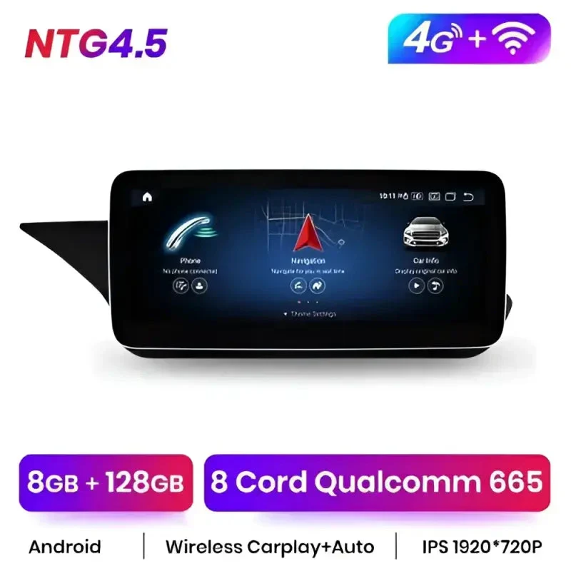 Radio Android do Mercedes-Benz E-Klasa W212 S212 Dedykowany (2009-2016) CarPlay Android Auto 4G WiFi GPS DSP Ekran