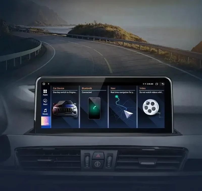 Radio Android do BMW X1 F48 CarPlay Android Auto 4G WiFi GPS DSP