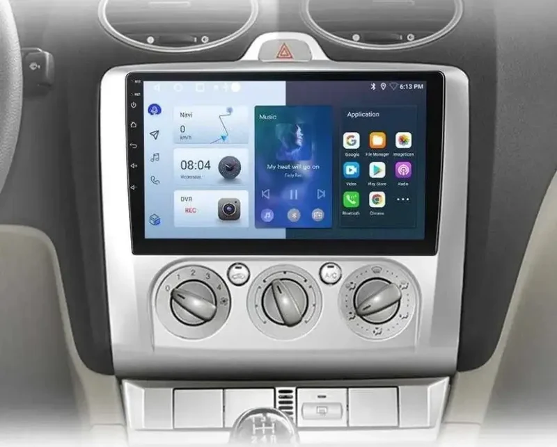 Radio Android do Ford Focus II MK2 (2004-2011) CarPlay Android Auto 4G WiFi GPS DSP