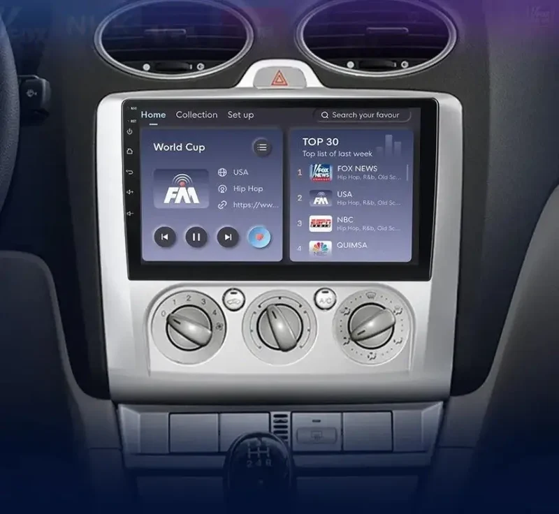 Radio Android do Ford Focus II MK2 (2004-2011) CarPlay Android Auto 4G WiFi GPS DSP