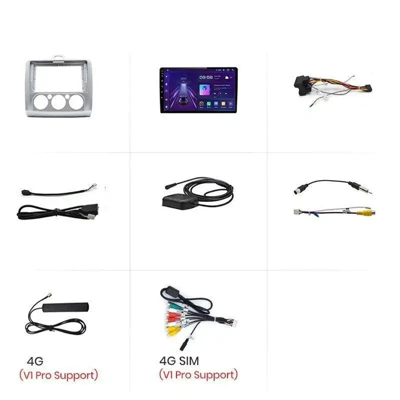 Radio Android do Ford Focus II MK2 (2004-2011) CarPlay Android Auto 4G WiFi GPS DSP