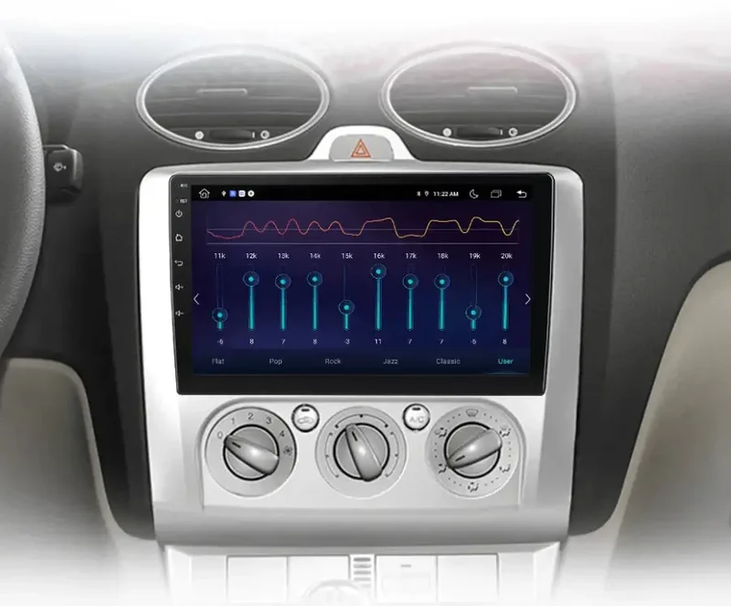 Radio Android do Ford Focus II MK2 (2004-2011) CarPlay Android Auto 4G WiFi GPS DSP