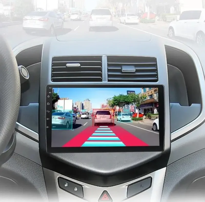 Radio Android do Chevrolet Aveo II (2011-2013) CarPlay Android Auto 4G WiFi GPS DSP