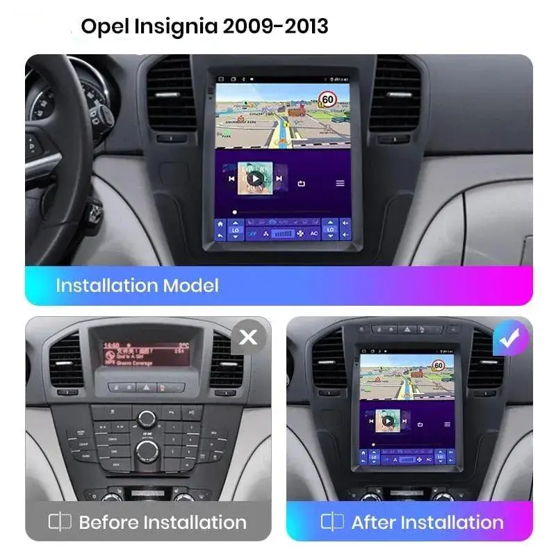 Radio Android do Opel Insignia (2009-2013) CarPlay Android Auto 4G WiFi GPS DSP