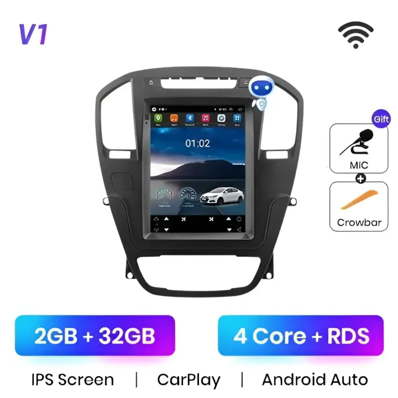 Radio Android do Opel Insignia (2009-2013) CarPlay Android Auto 4G WiFi GPS DSP