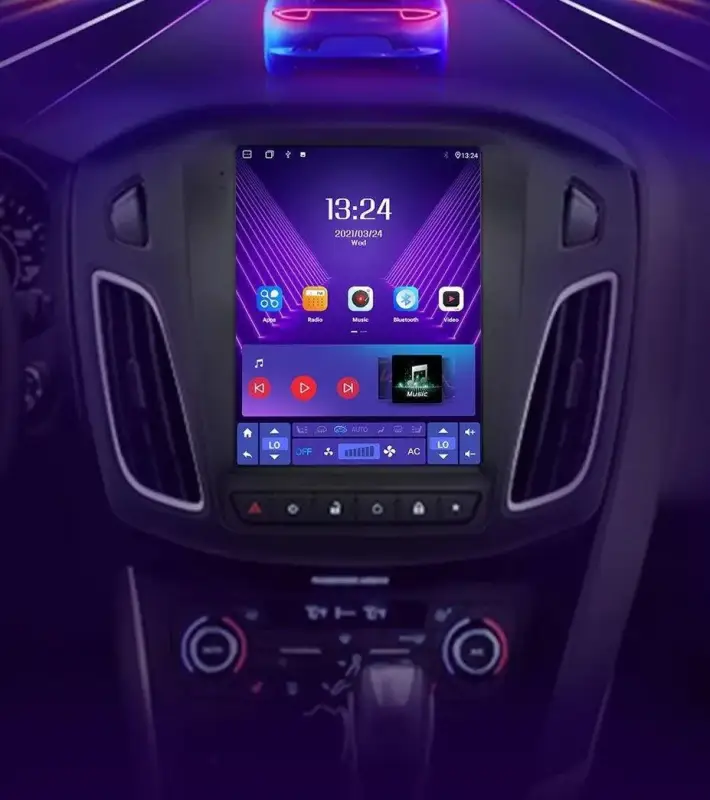 Radio Android do Ford Focus MK3 (2012-2017) CarPlay Android Auto 4G WiFi GPS DSP