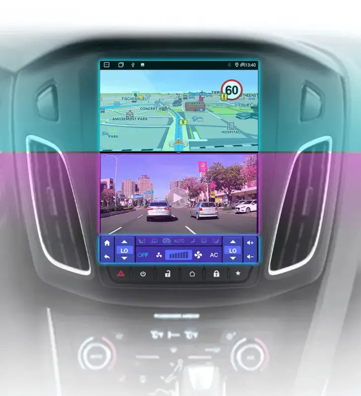 Radio Android do Ford Focus MK3 (2012-2017) CarPlay Android Auto 4G WiFi GPS DSP