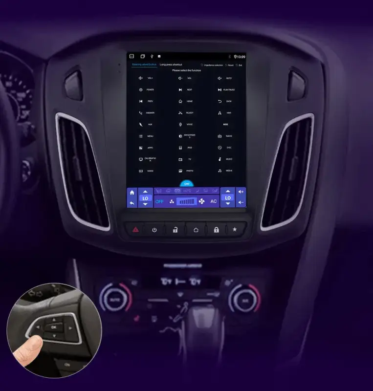 Radio Android do Ford Focus MK3 (2012-2017) CarPlay Android Auto 4G WiFi GPS DSP
