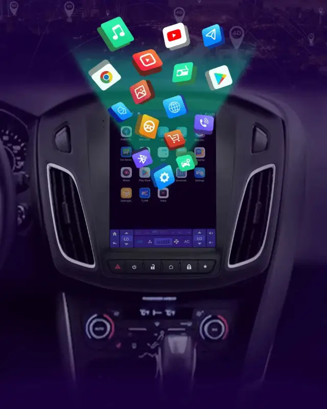 Radio Android do Ford Focus MK3 (2012-2017) CarPlay Android Auto 4G WiFi GPS DSP